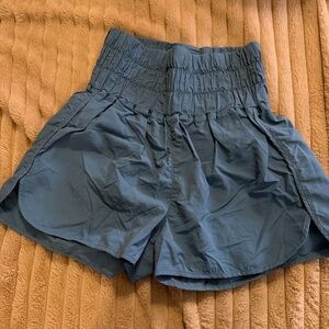 Zenana Outfitters High-Waisted Blue Shorts